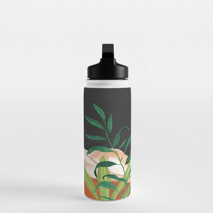 Abstract Art Tropical Garden 18 Water Bottle Gallery Image 3