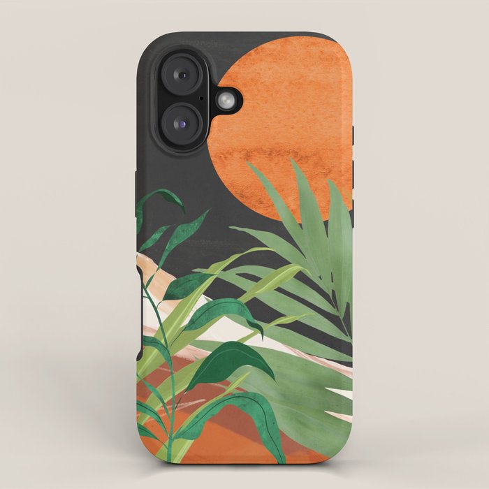 Abstract Art Tropical Garden 18 iPhone Case Gallery Image 1