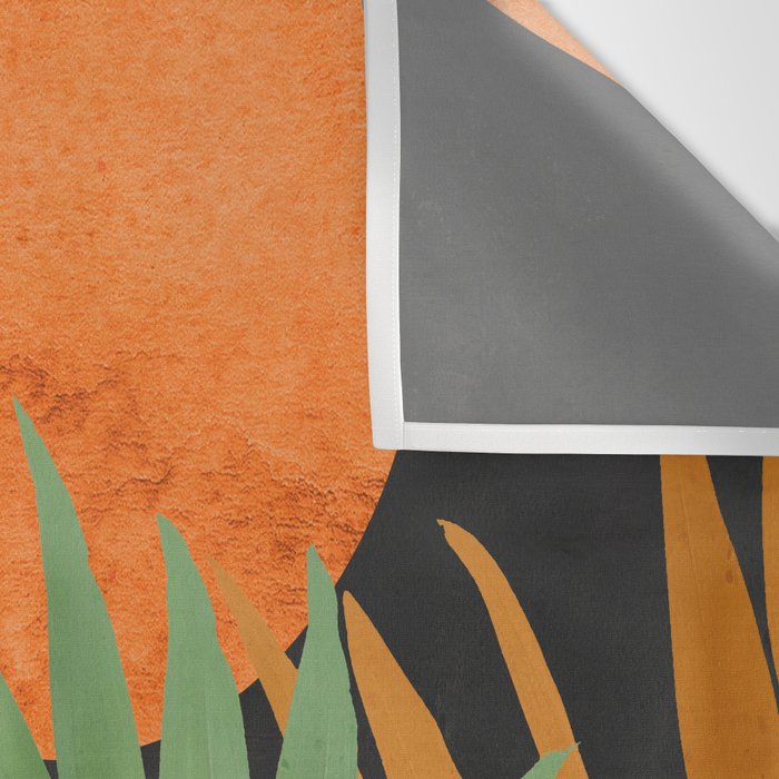 Abstract Art Tropical Garden 18 Wall Tapestry Gallery Image 3