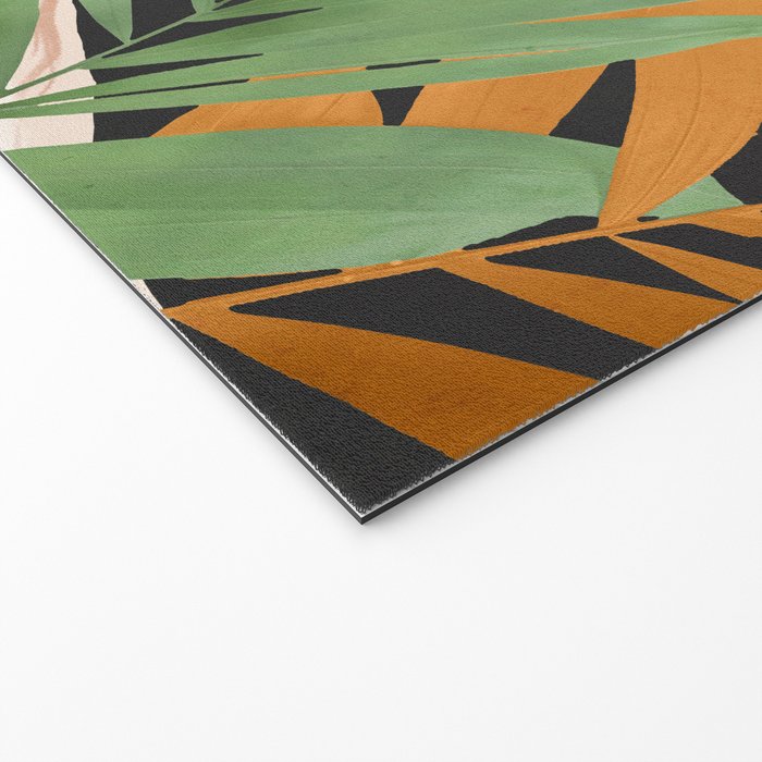 Abstract Art Tropical Garden 18 Welcome Mat Gallery Image 2