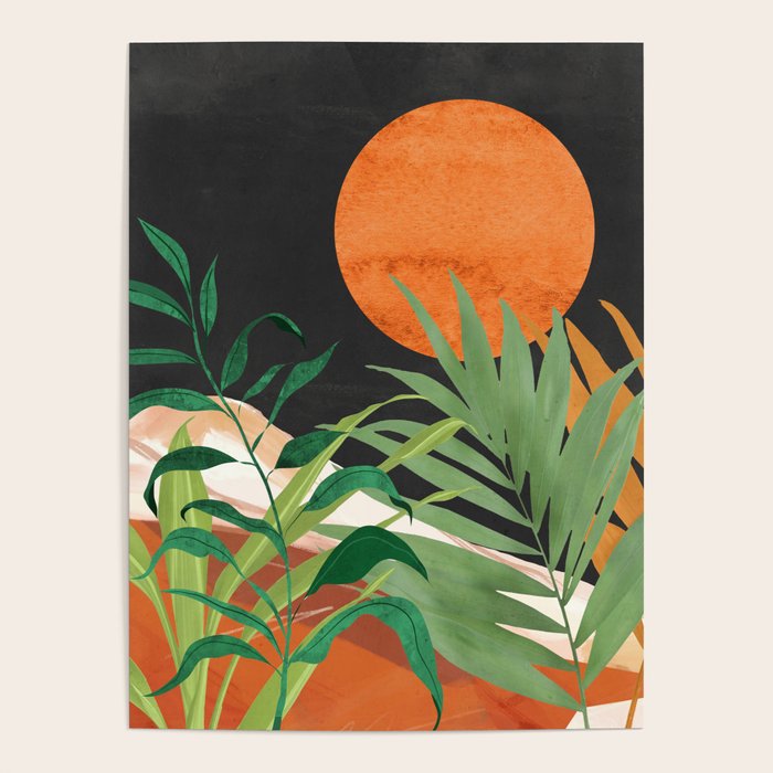 Abstract Art Tropical Garden 18 Poster Gallery Image 4