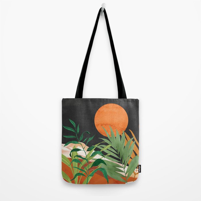 Abstract Art Tropical Garden 18 Tote Bag Gallery Image 2