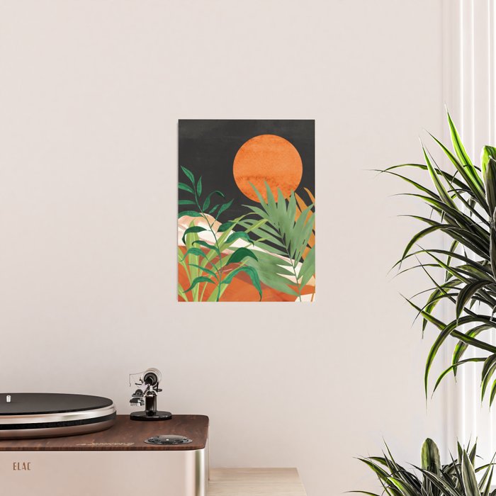 Abstract Art Tropical Garden 18 Poster Gallery Image 2