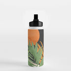 Abstract Art Tropical Garden 18 Water Bottle Gallery Image 2