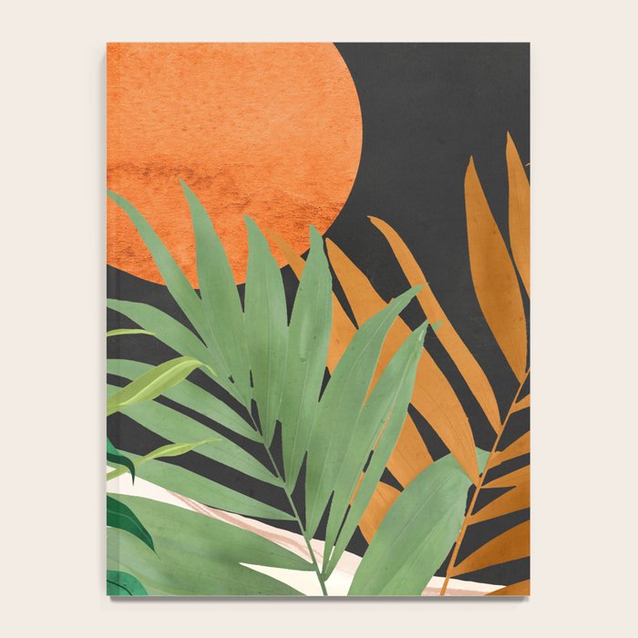Abstract Art Tropical Garden 18 Notebook Gallery Image 4
