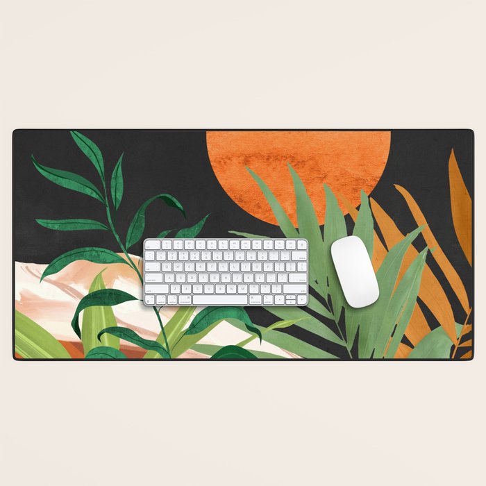 Abstract Art Tropical Garden 18 Desk Mat Gallery Image 1