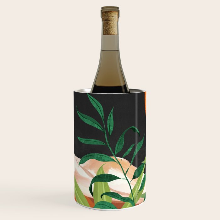 Abstract Art Tropical Garden 18 Wine Chiller Gallery Image 2