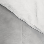 Seagulls in Nazaré Photo | Black and White Travel Photography in Portugal | Clouds and Waves Nature Art Print Comforter Gallery Image 4