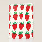 Strawberries Stationery Card Gallery Image 2