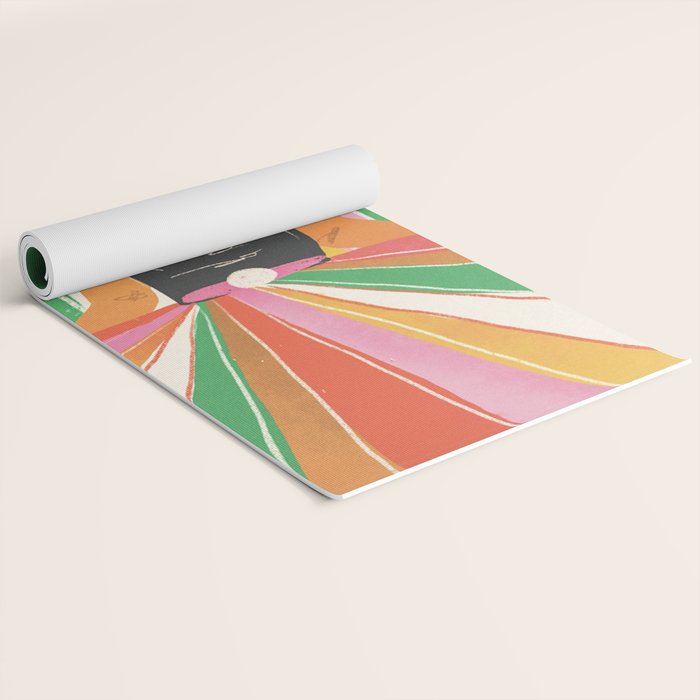 Rainbow World #2 Yoga Mat Gallery Image 2