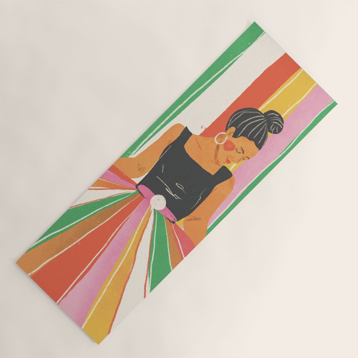 Rainbow World #2 Yoga Mat Gallery Image 1
