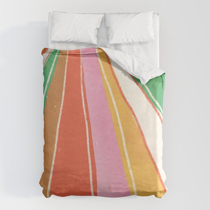 Rainbow World #2 Duvet Cover Gallery Image 6