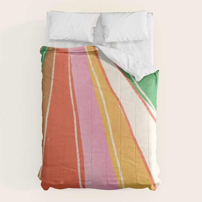 Rainbow World #2 Comforter Gallery Image 1