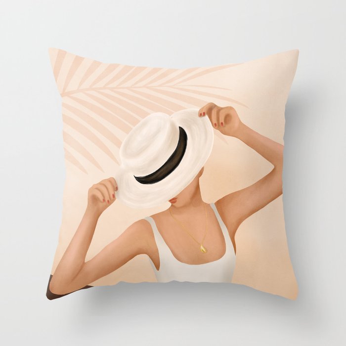 Summer Heat III Throw Pillow Gallery Image 6
