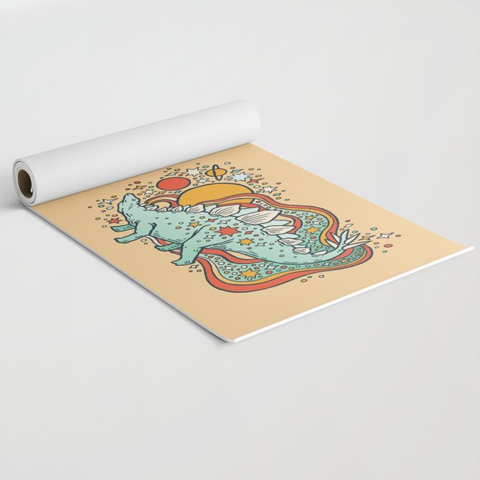 Star Stego | Retro Reptile Palette Yoga Mat Gallery Image 2