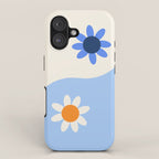 Yin Yang floral - oceanic iPhone Case Gallery Image 1