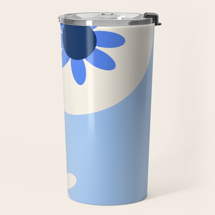 Yin Yang floral - oceanic Travel Mug Gallery Image 2