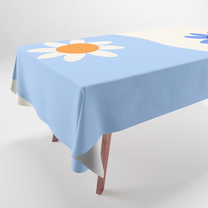 Yin Yang floral - oceanic Tablecloth Gallery Image 1