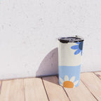 Yin Yang floral - oceanic Travel Mug Gallery Image 4