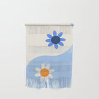 Yin Yang floral - oceanic Wall Hanging Gallery Image 1