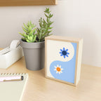 Yin Yang floral - oceanic Mini Art Print Gallery Image 2