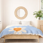 Yin Yang floral - oceanic Duvet Cover Gallery Image 3