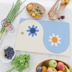 Yin Yang floral - oceanic Cutting Board Gallery Image 2