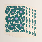Retro Daisy - Green, purple and pink  Wrapping Paper Gallery Image 3