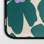 Retro Daisy - Green, purple and pink  Laptop Sleeve Gallery Image 3