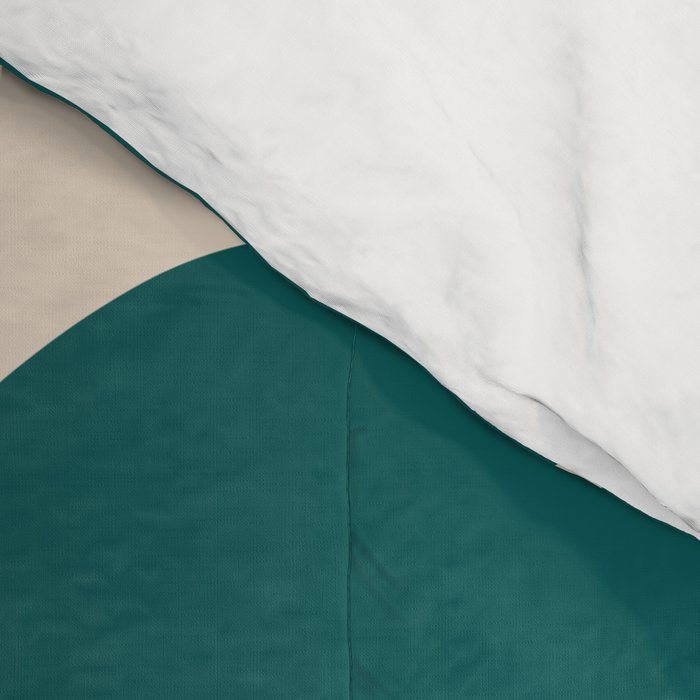 Retro Daisy - Green, purple and pink  Comforter Gallery Image 4