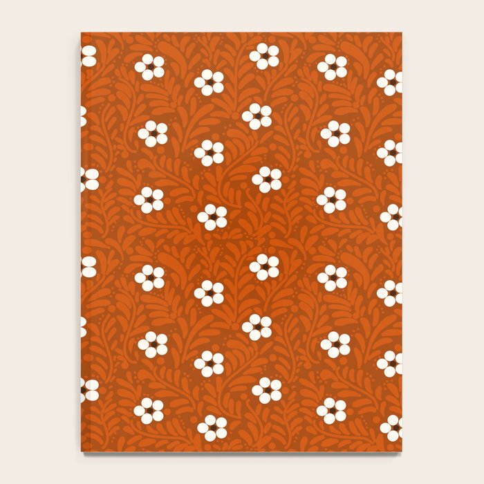 Mexican Olla Clay Orange Pottery  Mexican Modern Design Notebook Gallery Image 4