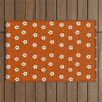 Mexican Olla Clay Orange Pottery  Mexican Modern Design Outdoor Rug Gallery Image 1