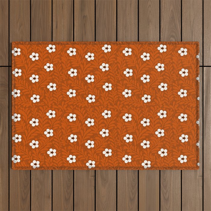 Mexican Olla Clay Orange Pottery  Mexican Modern Design Outdoor Rug Gallery Image 1