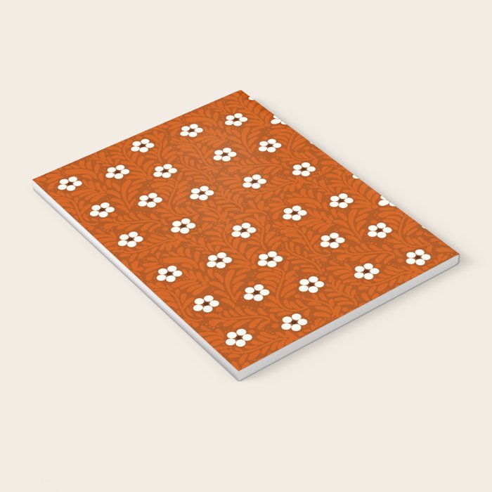 Mexican Olla Clay Orange Pottery  Mexican Modern Design Notebook Gallery Image 3