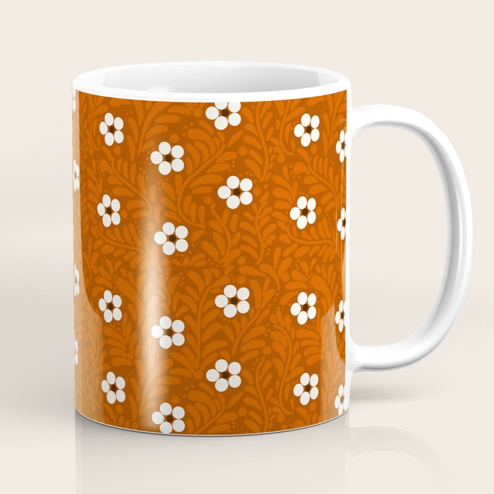 Mexican Olla Clay Orange Pottery  Mexican Modern Design Coffee Mug Gallery Image 1