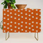Mexican Olla Clay Orange Pottery  Mexican Modern Design Credenza Gallery Image 1