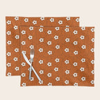 Mexican Olla Clay Orange Pottery  Mexican Modern Design Placemat Gallery Image 1