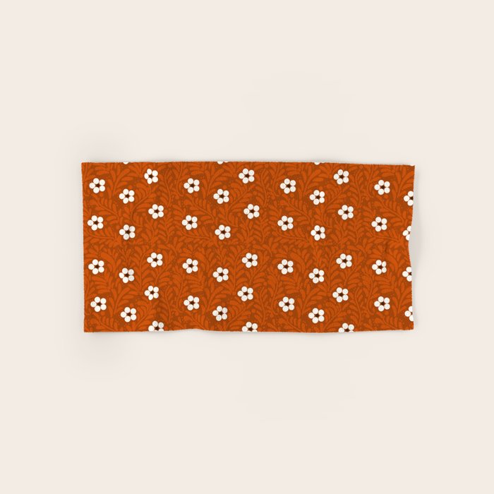 Mexican Olla Clay Orange Pottery  Mexican Modern Design Bath Towel Gallery Image 1