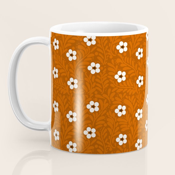Mexican Olla Clay Orange Pottery  Mexican Modern Design Coffee Mug Gallery Image 3