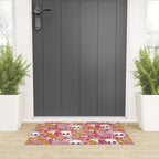 Spooky Mushroom Garden - Fuchsia Welcome Mat Gallery Image 3