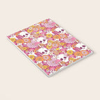Spooky Mushroom Garden - Fuchsia Notebook Gallery Image 3