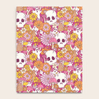 Spooky Mushroom Garden - Fuchsia Notebook Gallery Image 4
