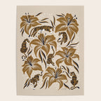 Tigers & Tiger Lilies - Neutral Poster Gallery Image 4