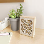 Tigers & Tiger Lilies - Neutral Mini Art Print Gallery Image 2