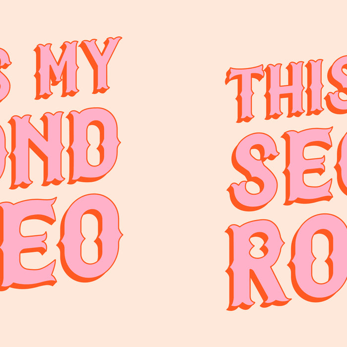 This is My Second Rodeo (pink and orange saloon-style letters) Coffee Mug Gallery Image 2