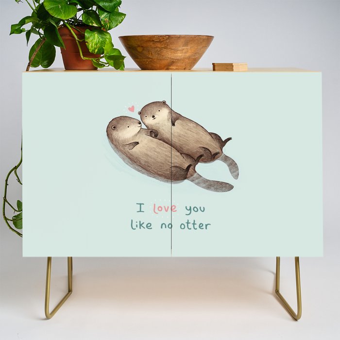 I Love You Like No Otter Credenza Gallery Image 1