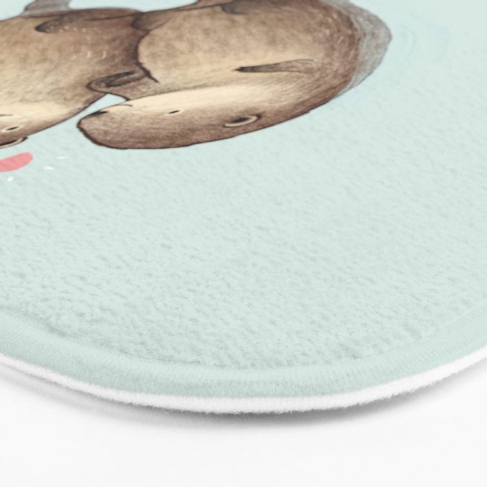 I Love You Like No Otter Bath Mat Gallery Image 3