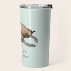 I Love You Like No Otter Travel Mug Gallery Image 2
