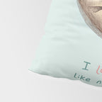 I Love You Like No Otter Pillow Sham Gallery Image 4