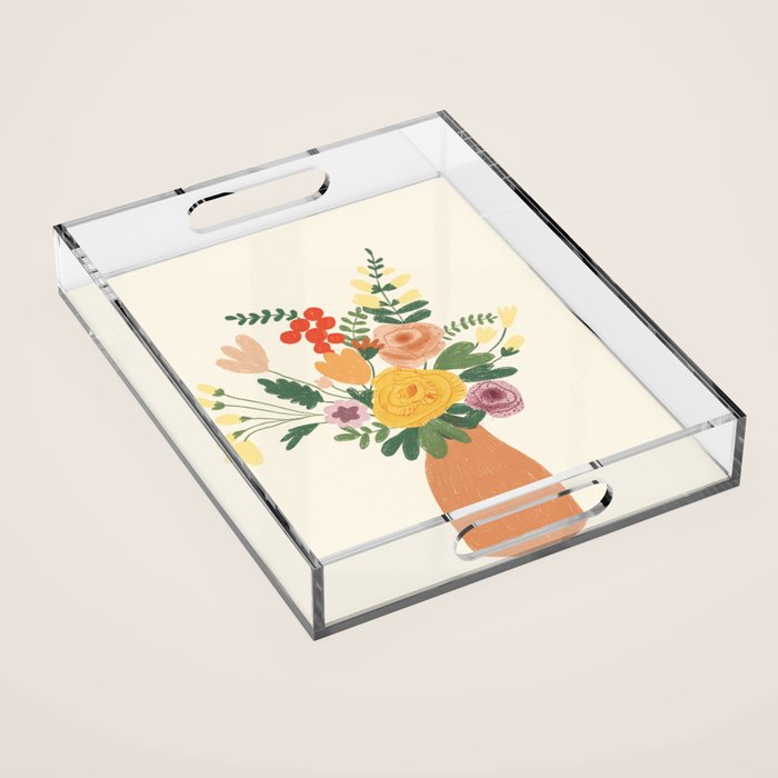 My flowers Acrylic Tray Gallery Image 1